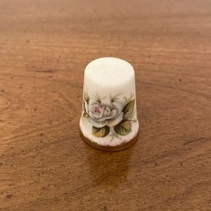 Golden Crown Porcelain Thimble
